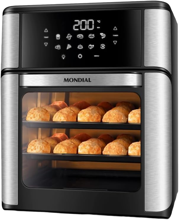 Mondial Air Fryer Forno Oven 12 litros, a melhor air fryer para família em 2026